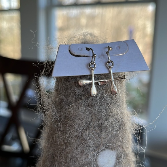 🛶 LAKE GIRL Necklace + Earrings • Silver • Adjustable - Picture 8 of 8